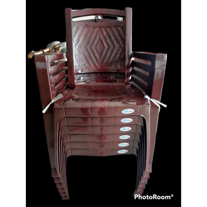 Plastic chair six piece kingstar high quality plastic