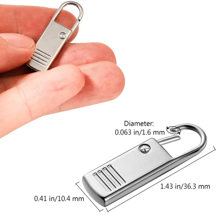 20Pcs%20Zipper%20Pull-Tab%20Replacement,%20Metal%20Zipper%20Puller%20Zip%20Slider%20Extender%20Handle%20Mend%20Fixer%20for%20Suitcases%20Backpacks%20-%20Image%206