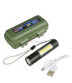 Rechargeable Mini LED Torch Flashlight. 