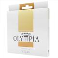 Olympia VIS-25 Violin Strings Set High Quality made from metal flatwound wire wrapped around a round core wire with multi-fibers, providing a bright, rich tone.. 