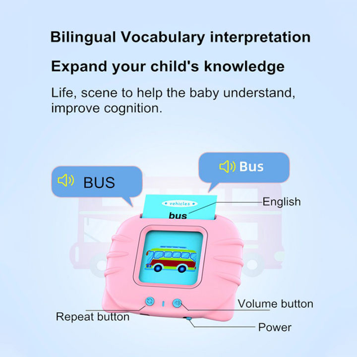 Flash%20card%20for%20kids%20baby%20Dual%20language%20smart%20educational%20card%20reader%20learning%20toy%20reading%20audio%20Early%20Education%20Device%20Children%20Gift%20Chinese%20English%20Card%20-%20Image%207