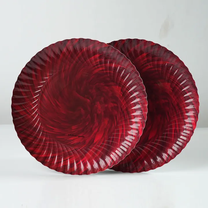 Retro%20Advanced%20Plate%20Tableware%20Paper%20Plates%20Cups%20Red%20Paper%20Dinnerware%20for%20Birthday%20Wedding%20Baby%20Shower%20Party%20Picnic%20-%20Image%203
