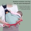 Lightweight Baby Carriers, Breathable Baby Sling Ergonomic Baby Strap One Shoulder Laboratory Saving Baby Half Wrapped Sling, Soft Mesh Front Cross Hug Baby Carrier Wrap. 