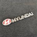 Hyundai 3D Stickers Metal Car Emblem Auto Badge Tailgate Trunk Lid Decal Zinc Alloy Car Tail Logo. 