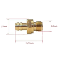 Soap Injector Pressure Washer Parts Soap Injector for Pressure Washer, 1/8 Inch 27 Male BSP Thread. 