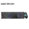 JEDEL GK112 Gaming Keyboard + MOUSE COMBO With LED RGB BACKLIGHT USB GK112/Jedel GK110+. 