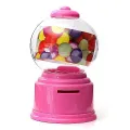 Mini Candy Machine Dispenser Gumball Vending Machine Coin Box Gift Kid Baby Toy#Pink. 