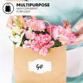 Kraft Paper Bags 50Pcs 5.9X3.14X8.2 Inches Small Paper Gift Bags with Handles Shopping Bags Brown Paper Bags. 