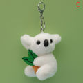 Cute Kola Keychain Keyring Plush Toy Koala Bear Women DIY Jewelry Accessories Bag Pendant Novelty Gift Charms. 