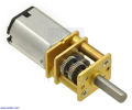 Pololu 1000RPM Micro Metal Gearmotor HP 6V with Extended Motor Shaft. 