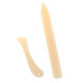 2Pcs Bone Folder Craft Tools Leather Scoring Folding Creasing Paper Accessory. 