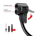 Portable Bicycle Pump Max 120 PSI Bike Manual Air Pump Balloon Tire Inflator Schrader Valve Floor Pump Cycling Accesories. 