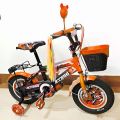 Kids Bicycle 12 Inch BMX, ACCESS Kids Cycle With Support Wheel, a Water Bottle and a Mirror. Available in Red Orange and Blue. 