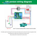 NE555 5V/12V Water Level Automatic Controller Liquid Sensor Switch Solenoid valve Motor Pump automatic control Relay Board. 