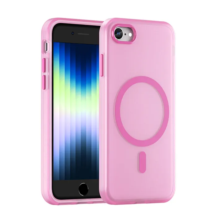 Luxury%20soft%20SE3%20Magsafe%20protective%20case%20SE4%20for%20iPhone%207%20wireless%20charging%20Apple%208%20magnetic%20jelly%20SE2%20transparent%20protective%20cas%20-%20Image%207