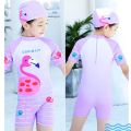 Na Bioluxe Girl's One-Piece Swimming Suit Female Toddler and Children Cartoon Student Hot Spring Korean Style Children's Swimwear. 