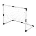 Soccer Practice Net Gate Safety Folding Kids Soccer Gate Pump Multi Function Portable for Backyard. 