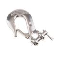 Marine 316 Stainless Steel Trailer Safety Chain Latch Clevis Hook 0.31 inch. 