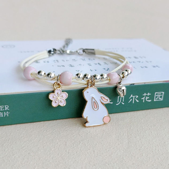 Cute Cartoon Bunny Adjustable Bracelet for Girls and Students - Best Friend Gift