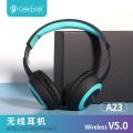 Celebrat A23 Bluetooth 5.0 Powerful Super Bass Headphones Wireless Portable Folding Support TF Card. 