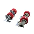 Heavy Duty Castor Wheels, 2 inches wheel, With lock adjustable, Rotatable wheels. 
