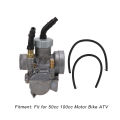 24mm Carburetor Assembly High Efficiency Metal Carb Replacement for 50cc 100cc Motor Bike ATV New. 
