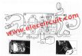 12V emergency light circuit using D313 and Charge Controller of SLA Lead Acid Battery PCB Board Only Production Diy Kit. 