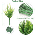 High-quality Artificial flower arrangement Exquisite Lifelike Decorative Plastic green  bouquet  Persian leaves for Home decor Office decoration Wedding decoration Gift choice Interior design. 