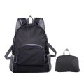 Zipper Foldable Backpack Casual School Bag Large Capacity Lightweight Nylon Bag Shoulders Bag Solid Color Sport Shoulder Bag Outdoor. 