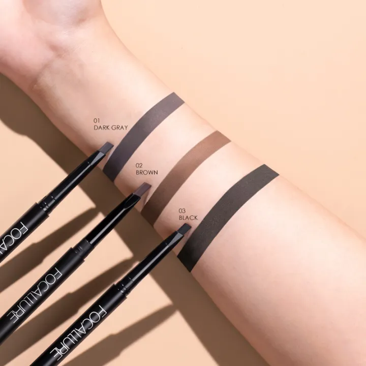 Focallure%203%20Colors%20Eyebrow%20Pencil%20New%20Waterproof%20Easy%20to%20Wear%20Eye%20Brow%20Pen%20Natural%20Black%20Brown%20Gray%20Eye%20Makeup%20Tools%20-%20Image%202