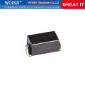 5pcs RL207 silk screen S2M SMA package diode 2A 1000V DO-214AC. 