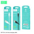 3 IN 1 Zinc Alloy Charging Cable 120W 6A Super Fast Charger USB Protection for Micro Type-C with Indicate Light 480 Mbps Transmission. Compatible for Iphone, Micro Usb, Type-C / denmen micro. 