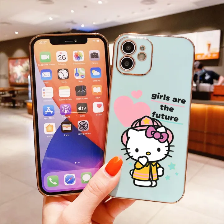 DuBaiNi%20For%20Samsung%20Galaxy%20A23%20Creative%20Electroplated%20TPU%20Straight%20Edge%20Printing%20KT%20Cat%20Soft/Hard%20Innovative%20Design%20Fashion%20Brand%20Temperament%20Anti%20slip%20and%20Anti%20drop%20Phone%20Case%20-%20Image%206