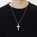 Cross Pendant Necklace Stainless Steel. 