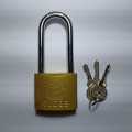 GLOBE Brass Painted Padlock - Long Shackle 4.7 cm * 10 cm  ( with 3 keys ). 