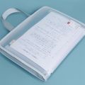 New PET Document Storage Pouch 13 Layer Transparent Transparent File Bag Thickened Portable Data Storage Bag School Office Supplies. 