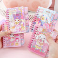 Anime Kawaii Sanrio Diary Notebook My Melody Kuromi Cinnamoroll Cartoon Student Portable Notebook Kids Birthday Girl Gifts. 