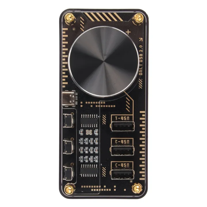 Essential Hub Programmable 3 Interfaces Volume Knob Easy Control ...