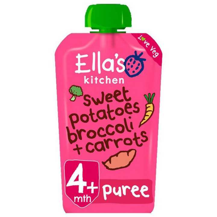 Ella'S%20Kitchen%20Organic%20Sweet%20Potato,%20Broccoli,%20Carrots%20Baby%20Pouch%204+%20Months%20120G%20-%20Image%202