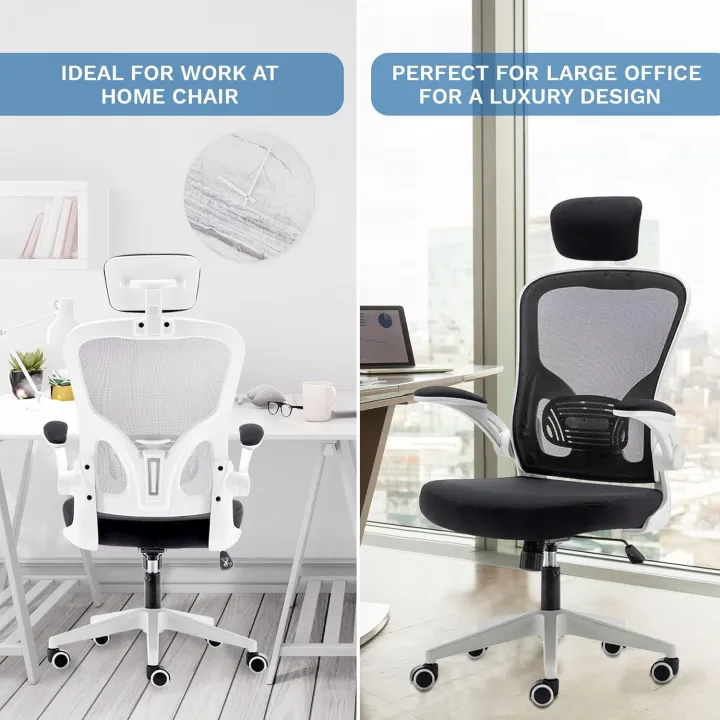 EXECUTIVE%20OFFICE%20CHAIR%20WITH%20HEAD%20REST%20(%20BLACK%20MESH%20&%20WHITE%20BODY)%20-%20OC1015%20-%20Image%209