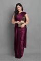 Valentina Saree With Brocade Blouse Piece For Wedding. 