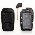 2/3/4 Buttons Remote Key Fob Shell For Toyota Fortuner Prado Camry Rav4 Highlander Crown Smart Keyless Case Housing-3 Buttons Suv Thin one side groove. 