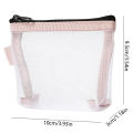 Clear Mesh Portable Mini Coin Bags Purse Line Storage Bag Small Makeup Case Cosmetic Bag. 