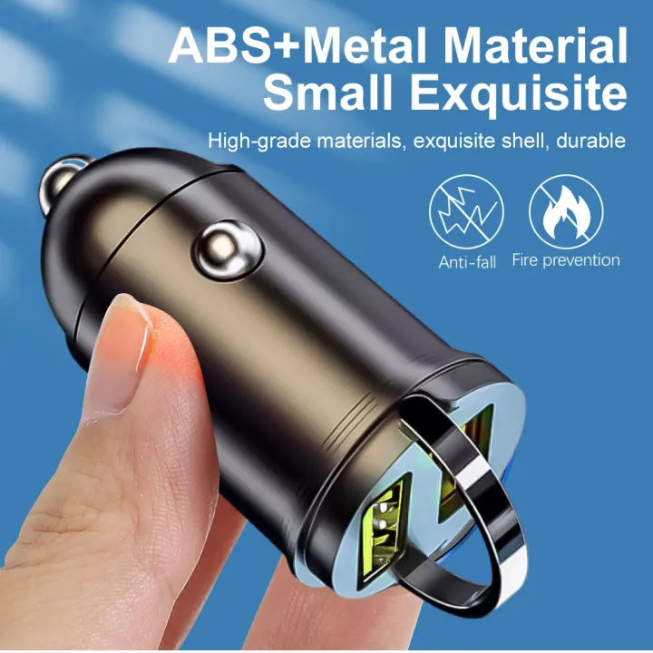 100W%20Mini%20Car%20Charger%20Double%20USB%20Lighter%20Fast%20Charging%20WARP%20Flash%20Charging%20USB%20TypeC%20Car%20Phone%20Charger%20Auto%20Interior%20Accessories%20-%20Image%203