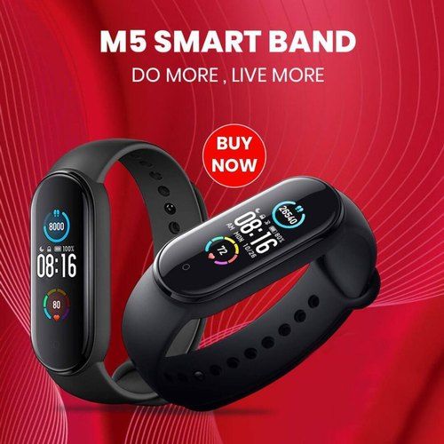 New M5 Smart Band - Sports Fitness Bracelet Smart Watch for All Mobile