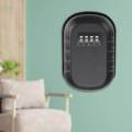 Strong Alloy Hidden Key Lockbox Black. 
