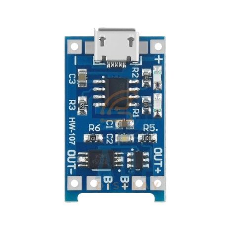 TP4056%205V%20%20MICRO%20USB%201A%2018650%20mini%20Lithium%20Battery%20Charging%20Board%20With%20Protection%20Charger%20Module%20-%20Image%202