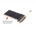 PCI to DB25 Parallel Port Expansion Card PCI Parallel Port Converter Adapter Controller for Desktop PC Printer. 