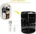 7 Adjustable 360 Rotating Make Up Cosmetic Jewelry Organize Storage Box Space Saving. 