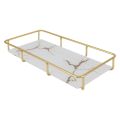 Countertop Tray Iron Glass Counter Organizer Modern Delicate Texture for Kitchen. 